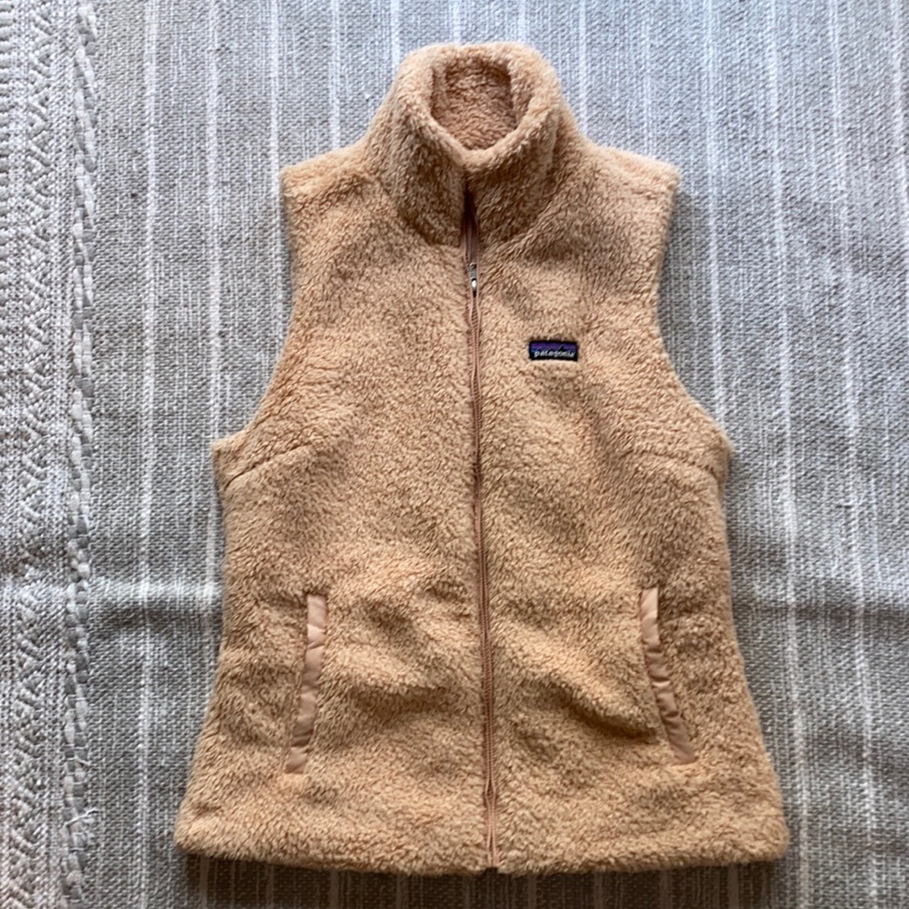 Patagonia W Los Gatos fleece vest sz L